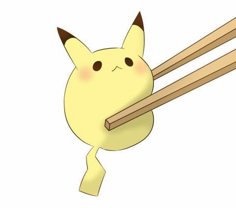 Pokemon Go on chopsticks